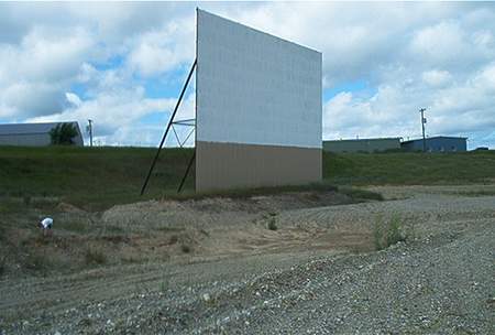 Sundowner Drive-In Theatre - Screen June 2003 (newer photo)